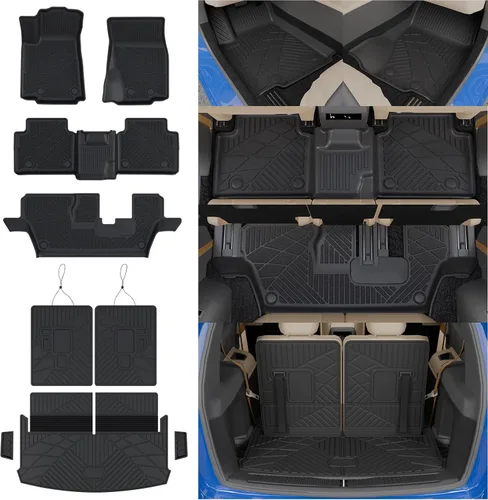 Vista 29 de Rongtaod Alfombrillas de Piso Compatibles con Honda CRV 2023 2024 2025 2026 Forro de Maletero Forro de Carga Alfombrilla de Carga Protector
