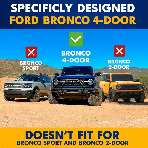 Vista 5 de Forro de carga prémium para Ford Bronco 2021-2025 – 100% de protección, tapete de maletero de automóvil de ajuste personalizado, tapete de carga