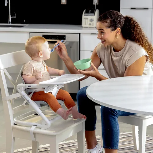 Vista 2 de Evenflo Silla elevadora plegable portátil 2 en 1 Eat & Go