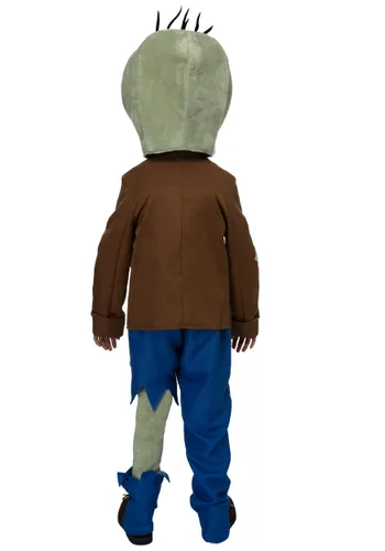 Vista 2 de Disfraz zombie para niños de PLANTAS VS ZOMBIES Multicolor