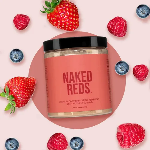 Vista 7 de NAKED Reds Superfood Powder - Mezcla de polvo de frutas de polifenol saludable y energizante, sin rellenos, sin aditivos, vegano, sin OMG, sin