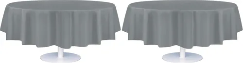 Vista 93 de Mantel de plástico de alta calidad - 54 in. x 108 pulgadas. Grandipity - Mantel rectangular (6 y 12 unidades), Agua (Aqua) Aqua Plastic table
