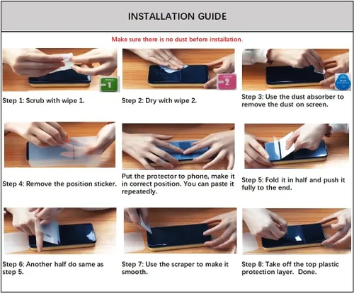 Vista 2 de Protector de pantalla de hidrogel para iPhone 15 Plus, 2 piezas de alta sensibilidad flexible TPU protector Flim (vidrio no templado) (irrompible)