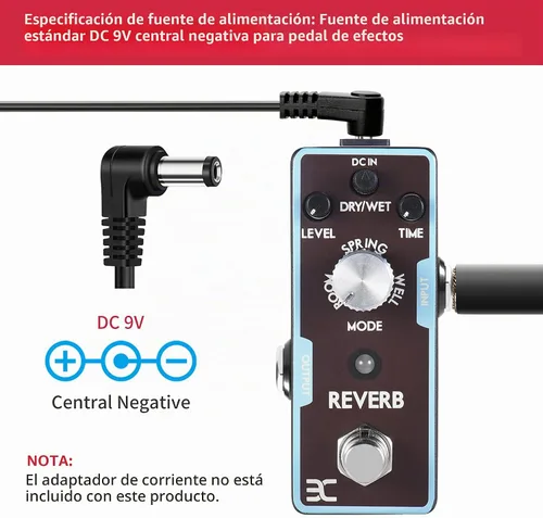 Vista 4 de EX Mini pedal de reverberación digital