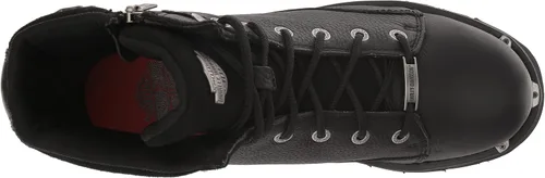 Vista 5 de HARLEY-DAVIDSON FOOTWEAR Botas de motocicleta Chipman unisex para adultos, Negro