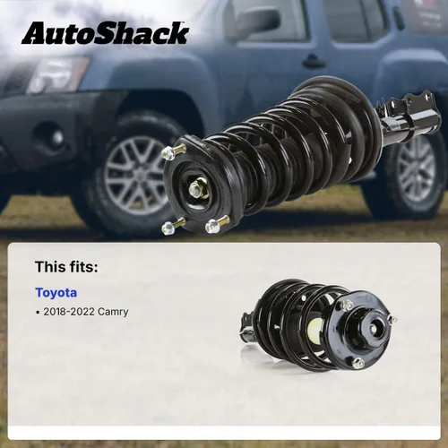 Vista 2 de AutoShack - Juego completo de montaje de amortiguador delantero y muelles helicoidales para Toyota Camry 2.5L 3.5L V6 AWD FWD 2018-2022 Kit