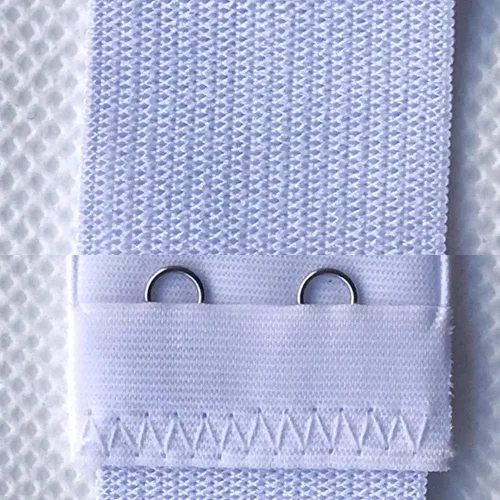 Vista 9 de Universal Mujeres 3 Filas 2 Ganchos Ajustable Sujetador Extensores Banda Correas De Extensión - Blanco