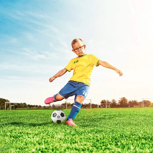 Vista 6 de Pelota de fútbol de entrenamiento de 6 pulgadas, tamaño pequeño, pelota de juguete deportiva suave para niños pequeños, regalo para niños