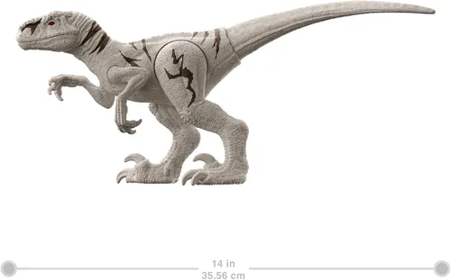 Vista 6 de Jurassic World Dominion - Figura de acción de dinosaurio atrociraptor de 12 pulgadas