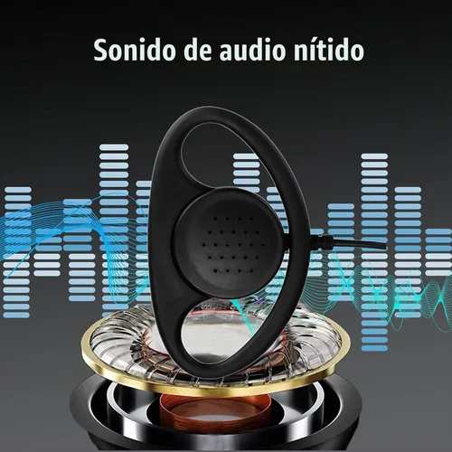 Vista 2 de Retevis Auricular Walkie Talkie con micrófono, para RT22/RT68/RT21/H777