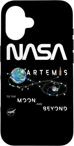 Vista 32 de NASA Artemis Mission Exploration Insignia Worm Logo Case for iPhone 17