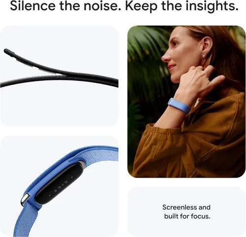 Vista 2 de Fitbit Google Air - Screenless Activity Tracker - Berry