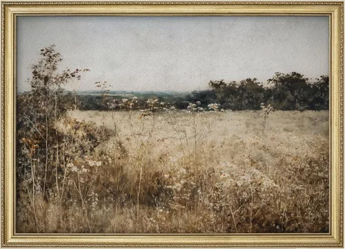 Vista 122 de MUDECOR Lienzo enmarcado prémium para pared, pinos nevados en bosque de invierno, ilustraciones modernas, arte contemporáneo, escénico, divertido