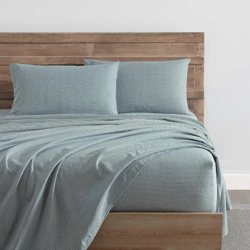 Vista 2 de Nautica - Juego de sábanas King, juego de ropa de cama de franela cepillada, artículos esenciales para habitación suaves y acogedores