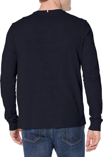 Vista 2 de Tommy Hilfiger Camiseta de algodón de manga larga con cuello redondo