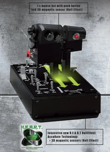 Vista 14 de Thrustmaster Palanca de vuelo Hotas Warthog.