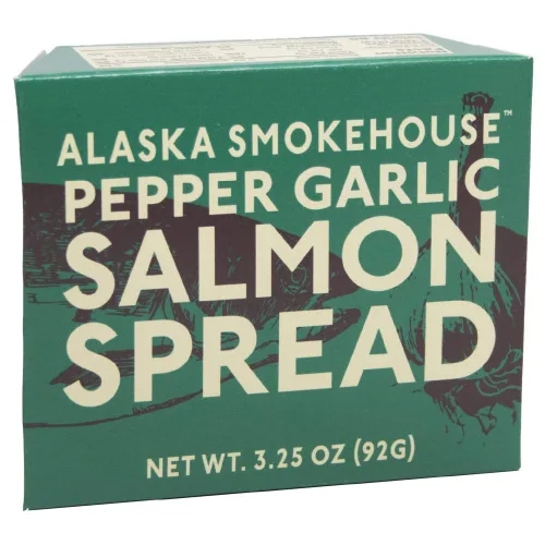 Vista 7 de Alaska Smokehouse Cajas de 3.5 onzas con diseño de porción para untar (paquete de 6)