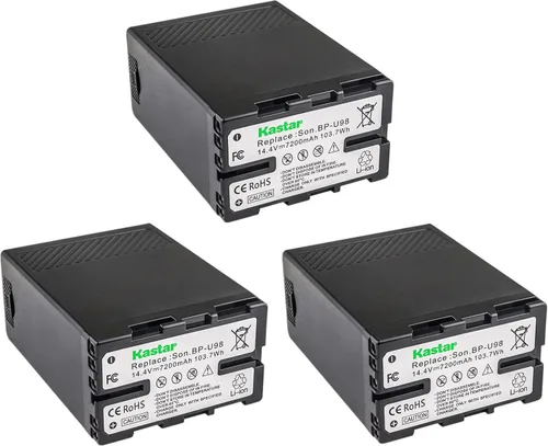 Vista 7 de Kastar Paquete de 1 batería de repuesto BP-U98 para Sony BP-U30, BP-U35, BP-U60, BP-U68, BP-U70, BP-U90, BP-U98, Sony PMW-EX260, PMW-EX280, PMW-F3