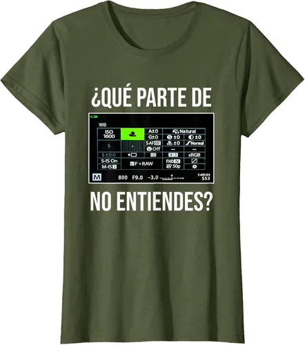 Vista 24 de ¿Qué Parte de la cámara no entiendes? Camiseta