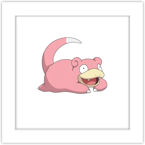 Vista 11 de Trends International Gallery Pops Pokemon - Póster de pared de Slowpoke, 12 x 12 pulgadas, versión enmarcada en negro Versión con marco negro