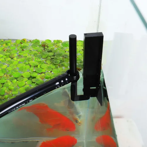 Vista 4 de HOZOE Jaula Flotante para Plantas de Acuario, Plantas Flotantes que Impiden el Paso de Filtros y Calentadores, Altura Ajustable con Nivel de Agua