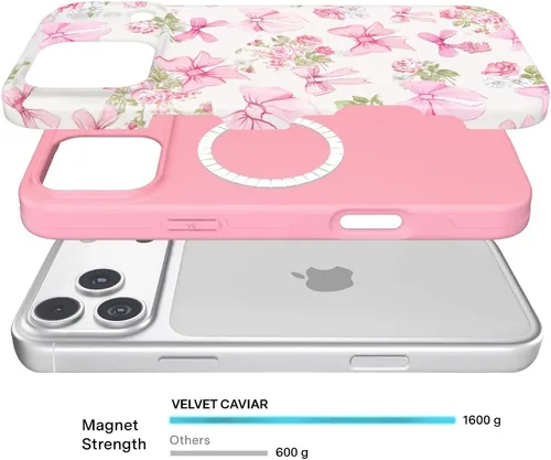 Vista 25 de VELVET CAVIAR Funda para iPhone 15, compatible con MagSafe, probada contra caídas de 10 pies, fundas protectoras de diseño, leopardo color rosa