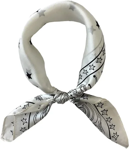 Vista 39 de FONYVE Bufandas 100% de seda de morera para mujer, bufanda cuadrada ligera de satén para la cabeza, bufanda pequeña de seda para dormir, 21 x 21