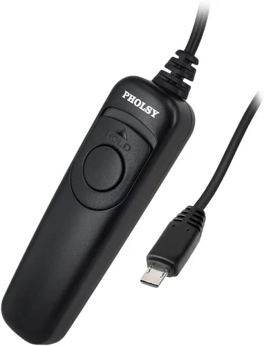 Vista 8 de PHOLSY Cable de liberación de cable de control remoto P6 para Panasonic S5, S1H, S1RM, S1R, S1M, S1, G95, G91, FZ10002, G9, GH5, G85, G81, GX8, GX7