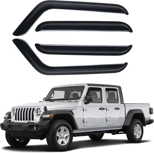 Vista 48 de Canvcle 4Runner - Protectores de lluvia – Viseras de ventana para Toyota 4Runner 2010-2024, deflectores de viento de ventana lateral con cinta