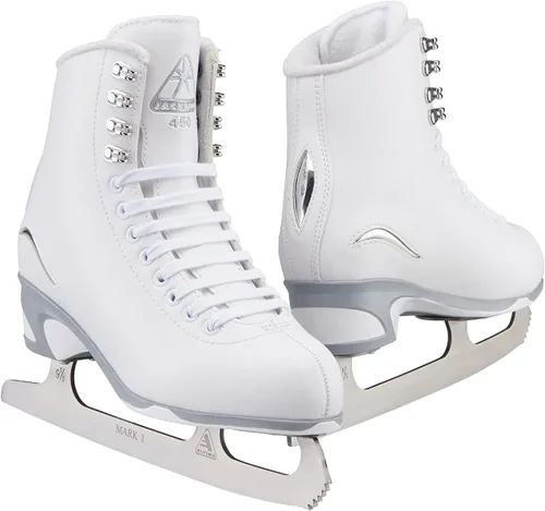 Vista 7 de Jackson Ultima Patines de hielo artísticos para mujeres y niñas en color blanco