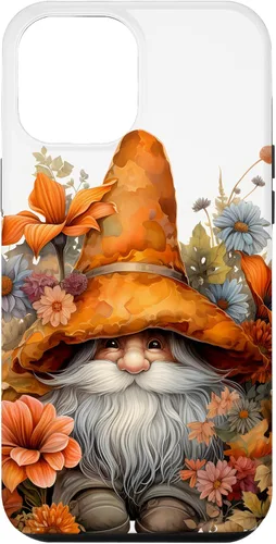 Vista 26 de Happy Fall Gnome Autumn Leaves Case for iPhone 17