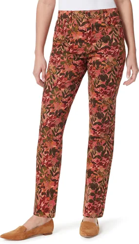 Vista 18 de Gloria Vanderbilt - Pantalones de mezclilla Amanda clásicos de tiro alto y pierna cónica petite para mujer Begonia Bloom