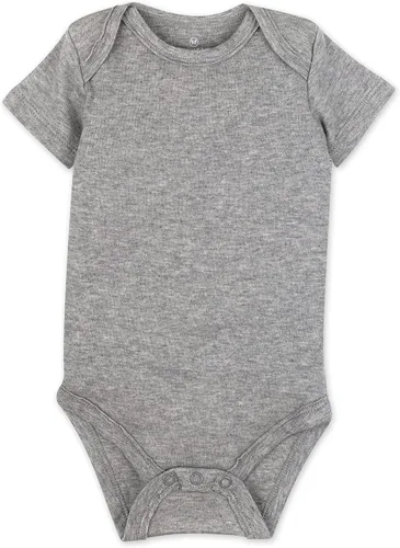 Vista 3 de HonestBaby baby-girls Organic Cotton Short Sleeve Bodysuits Multipack