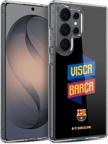Vista 19 de Head Case Designs Officially Licensed FC Barcelona Logo and Pattern Forca Barca Gel Case [Military Grade Protection] Compatible with Samsung Galaxy