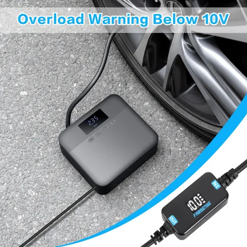 Vista 4 de FARSENSE Adaptador USB A a enchufe de cigarrillos de 12V - Cable convertidor de enchufe de encendedor de cigarrillos de coche de 5V DC USB C a 12V