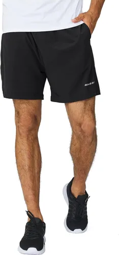 Vista 14 de baleaf Pantalones cortos deportivos de running y entrenamiento de 5 pulgadas para hombre, ligeros con bolsillo con cremallera
