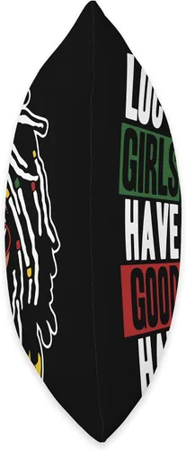 Vista 2 de Locs Afro Dreadlocks Love Beauty Hair Loc'd Good Hair - Almohada negra de niña africana americana, 16 x 16 pulgadas, multicolor