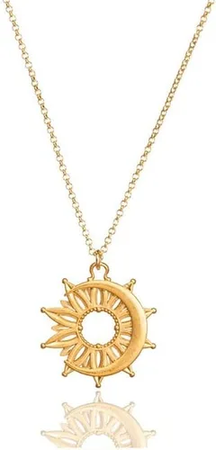 Vista 2 de Collar de perlas de la amistad, collar con colgante de círculo de perlas de elefante de la suerte para mujer, tarjeta