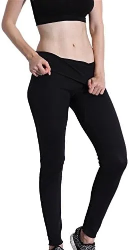 Vista 2 de ValentinA - Pantalones largos para mujer, con cintura alta, con control de abdomen