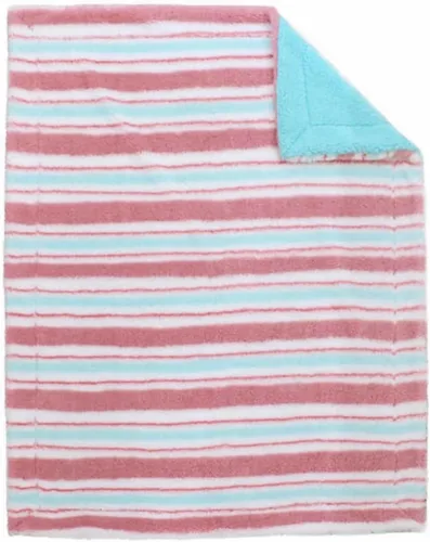 Vista 2 de Life Comport - Manta de forro polar Sherpa (rosa)