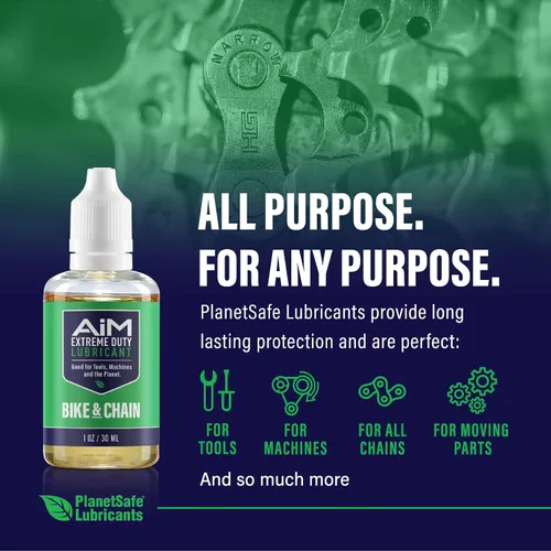 Vista 6 de PlanetSafe Lubricants AiM - Lubricante para cadena de bicicleta