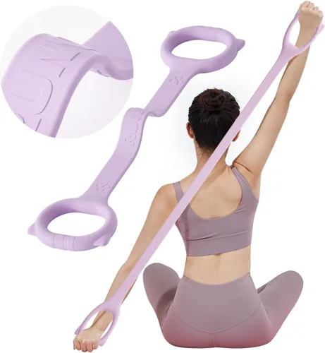 Vista 10 de Figure 8 Workout Resistance Band - 3 Elasticities Optional 20 30 40lb, Thicker Durable Arm Back Shoulder Exercise Elastic Rope Yoga Straps Pilates