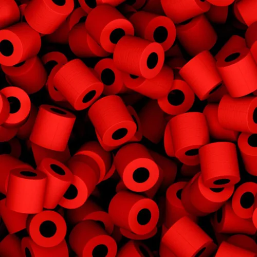 Vista 8 de Renova Papel higiénico de color perfumado 2 rollos de papel de baño de 3 capas rojo (RC200064199)