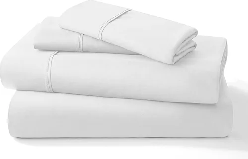 Vista 16 de Juego de sábanas puro de 100% algodón orgánico certificado de 1000 hilos, juego de ropa de cama de 4 piezas, bolsillo extra profundo de 24 pulgadas