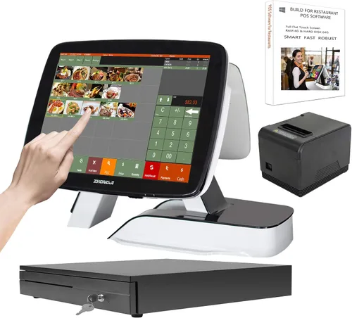 Vista 10 de Sistema de punto de venta inteligente de punto de venta registrador de efectivo software POS para restaurantes, bares, asadores con recibos o SET01