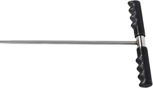 Vista 4 de Stainless Steel Adjustable Soil Probe for Locating Septic Tank Pipes Underground Rod 32-48 Inch