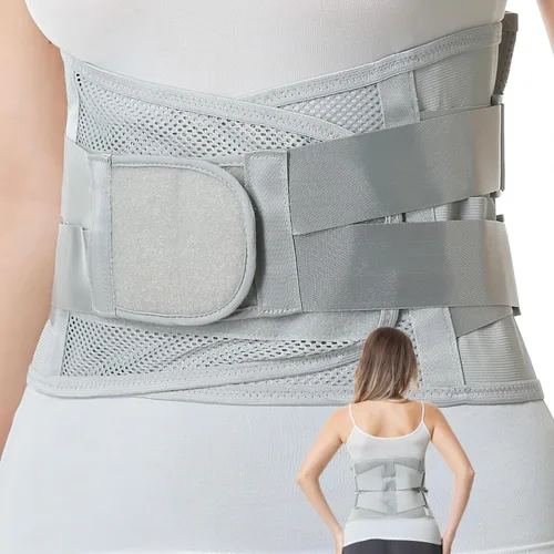 Vista 9 de Ajustable Deluxe Doble Pull Ortesis Lumbar/lumbar cinturón, alivio del dolor, Material transpirable – Amplia Back Support – Tamaño S, M, L, XL, XXL.