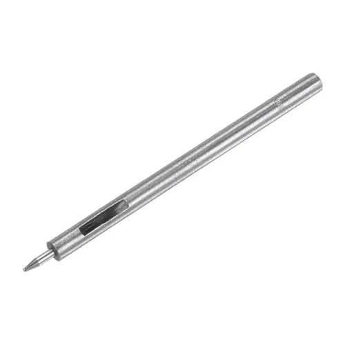 Vista 3 de HARFINGTON Perforadora de cuero de 0.020 in, recta, redonda, con ojales, remache a presión, fijador para cuero, artesanía, ropa, bolso, cortina