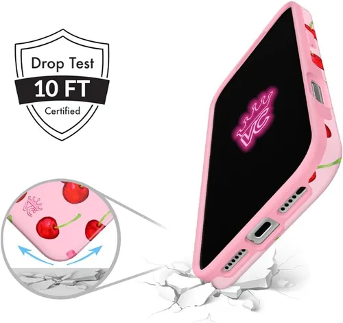 Vista 523 de VELVET CAVIAR Funda para iPhone 15, compatible con MagSafe, probada contra caídas de 10 pies, fundas protectoras de diseño, leopardo color rosa