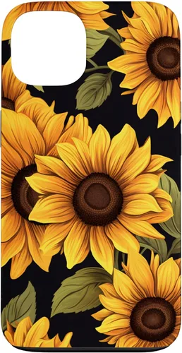 Vista 7 de Aesthetic Sunflowers Funda con diseño de flores silvestres para iPhone 17